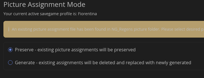 Subsequent scan with Preserve option
